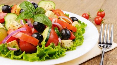 vzorčni meni za gastritis