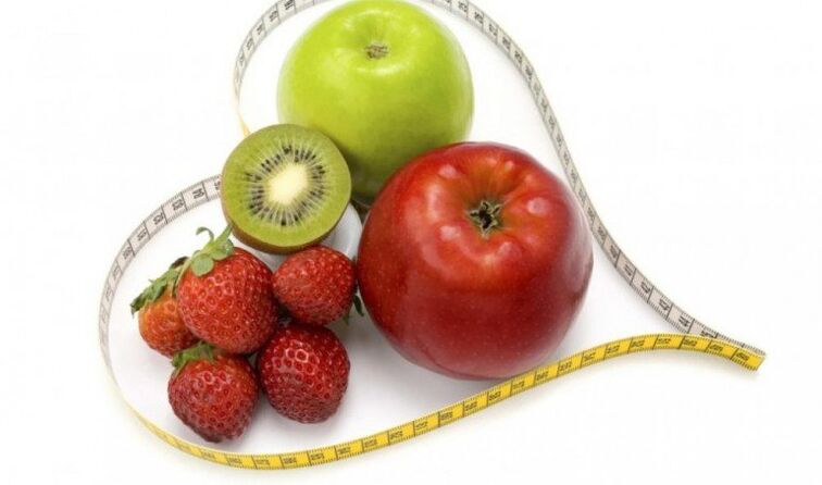sadje za hujšanje za 5 kg na teden